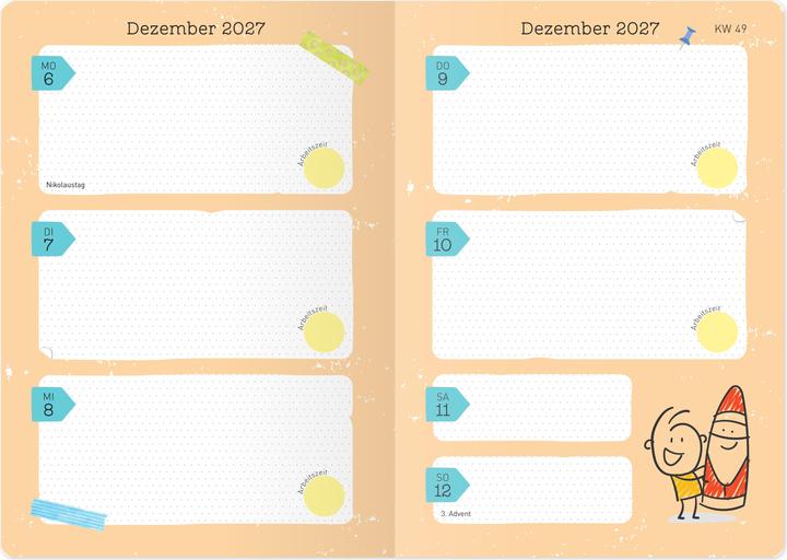 Produktbild Der Kita-Planer 2026 / 2027 (1 Woche / 2 Seiten)