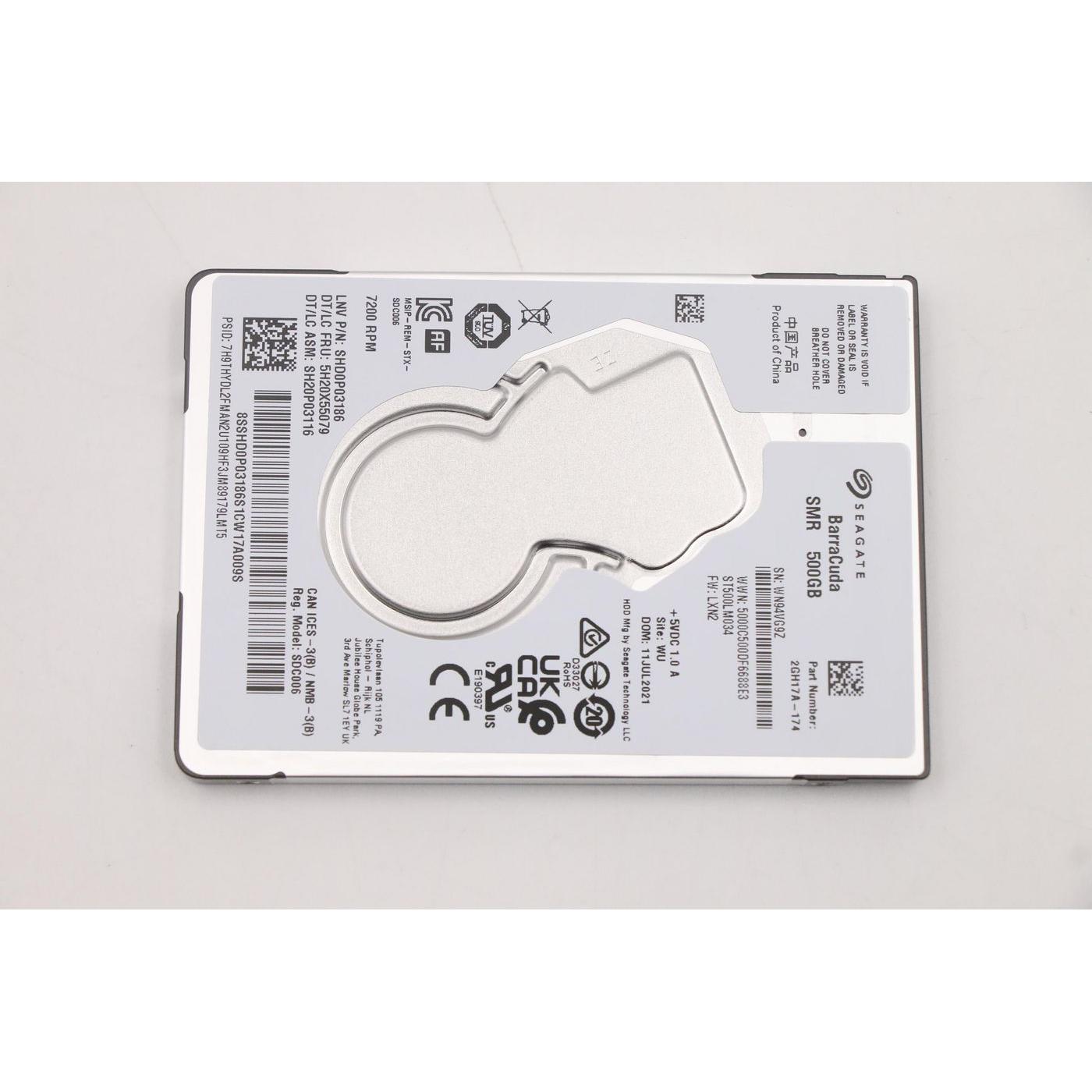 Lenovo HDD ASM HDD 500G 7200RPM 7mm (0.50 TB), Festplatte