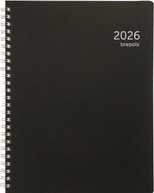 Produktbild Brepols Agenda Timing poyprop 2022 137491001 schwarz 1W/2S, 17.1x22cm (17 x 22 cm, Deutsch, Englisch, Französisch, Niederländisch)