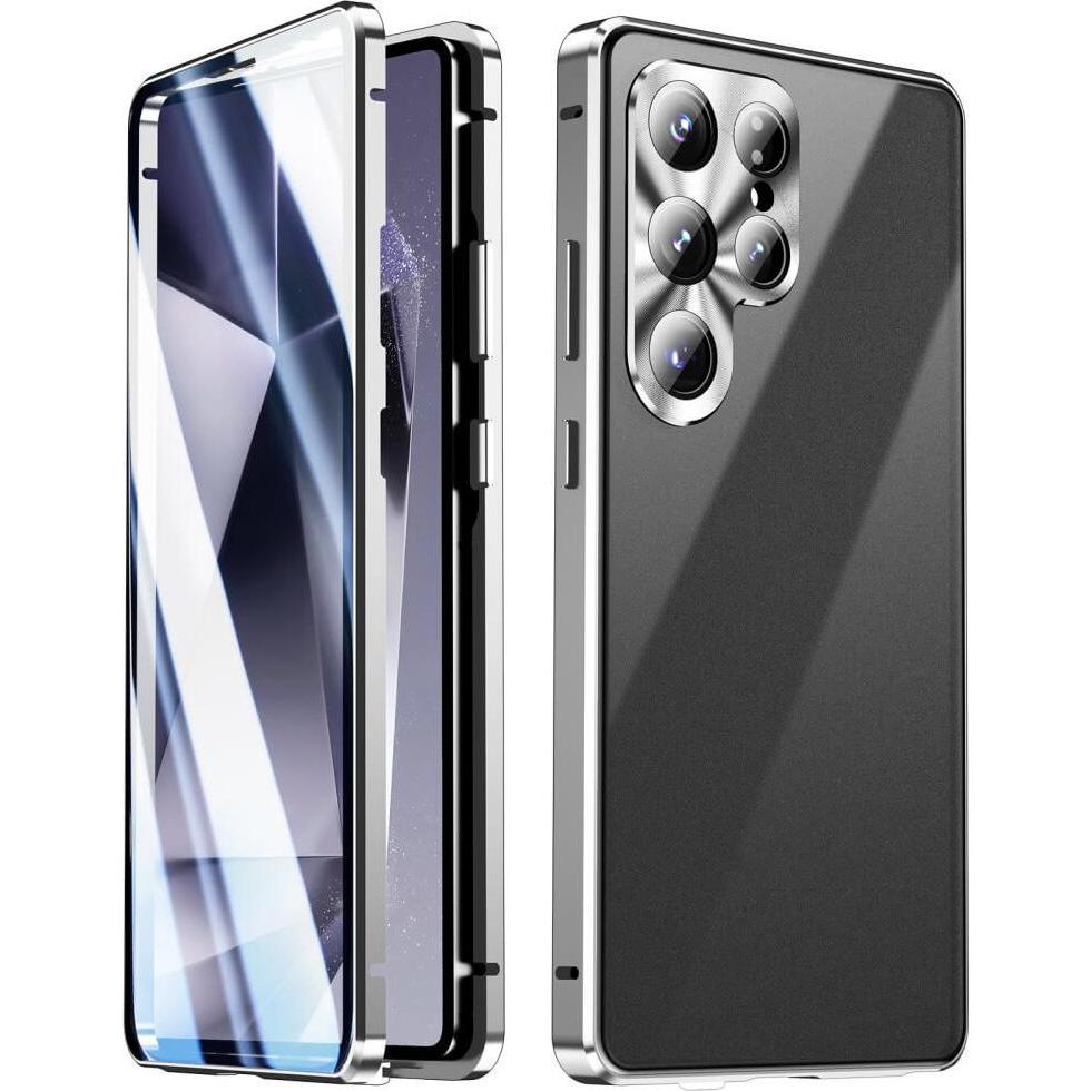 Cover-Discount Galaxy S25 Ultra - Magnetische 360° Premium Schutzhülle mit Panzerglas (Samsung Galaxy S25 Ultra), Smartp...