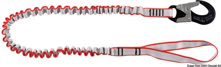 Actual product image Osculati Professional safety leash 1x hook and loop