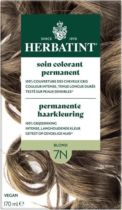 Produktbild Herbatint Dauerhafte Haarfärbung 7N Blond (Blond)