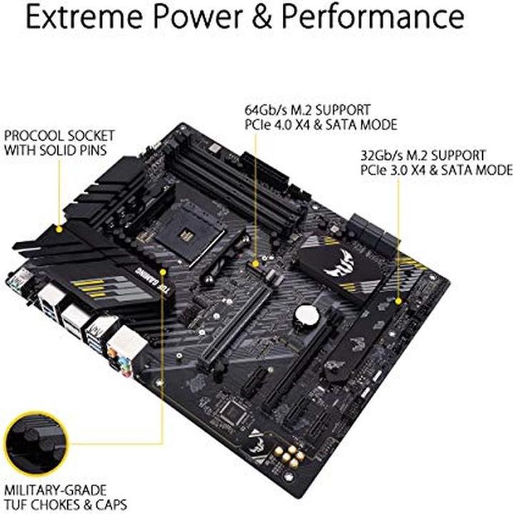 Produktbild ASUS TUF GAMING B550-PLUS (AM4, AMD B550, ATX)
