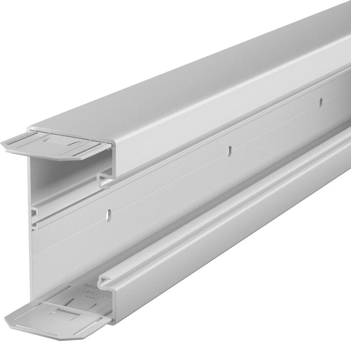 Produktbild OBO Bettermann OBO GK-70130LGR GerÃ¤teeinbaukanal 70x130x2000 PVC lichtgrau (200 cm)