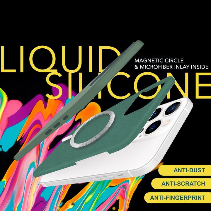 Actual product image Nalia Liquid Silicone MagSafe Cover (Apple iPhone 15 Pro Max)