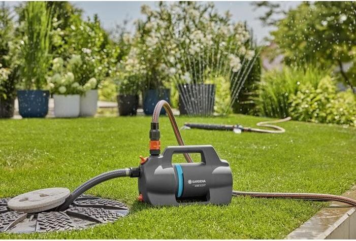 Produktbild Gardena Gard Gartenpumpe 4100 Silent Saugsch.Set 09052-20 (Gartenpumpe)