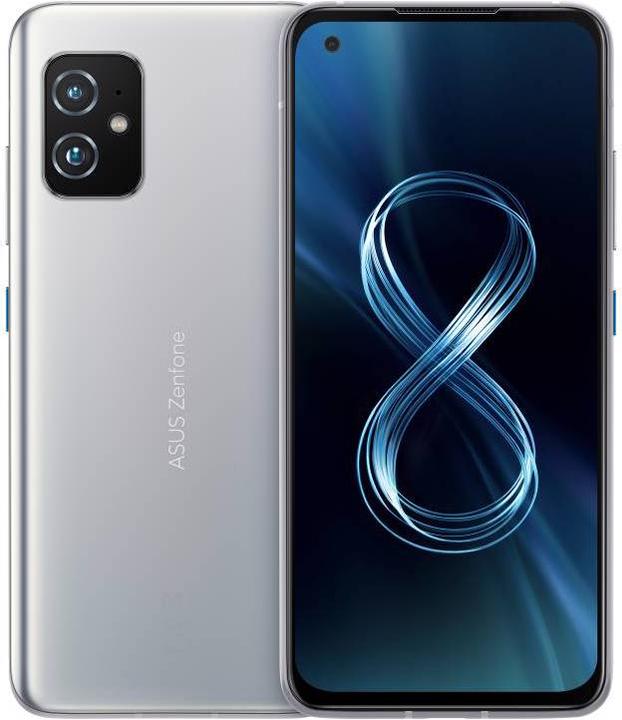 Produktbild ASUS Zenfone 8 (8GB) (256 GB, Horizon Silver, 5.92", Dual SIM, 64 Mpx, 5G)