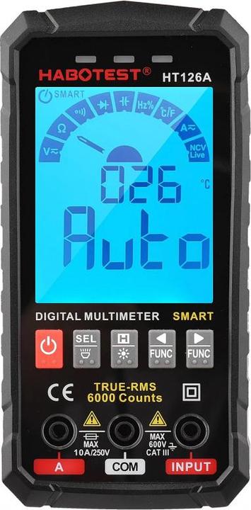 Produktbild Habotest HT126B Digital Universal Multimeter (CAT III 600V)