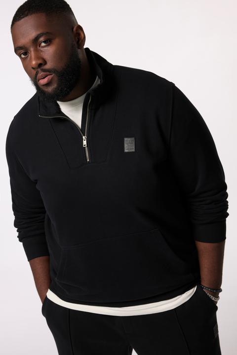 Image du produit Sthuge Pull en molleton, flocage, col camionneur avec fermeture zippée - jusqu'au 8 XL (8XL)
