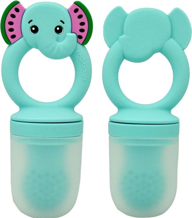 Produktbild Magni Fruchtsauger Melephant Frootimals blau Silikon (1x)