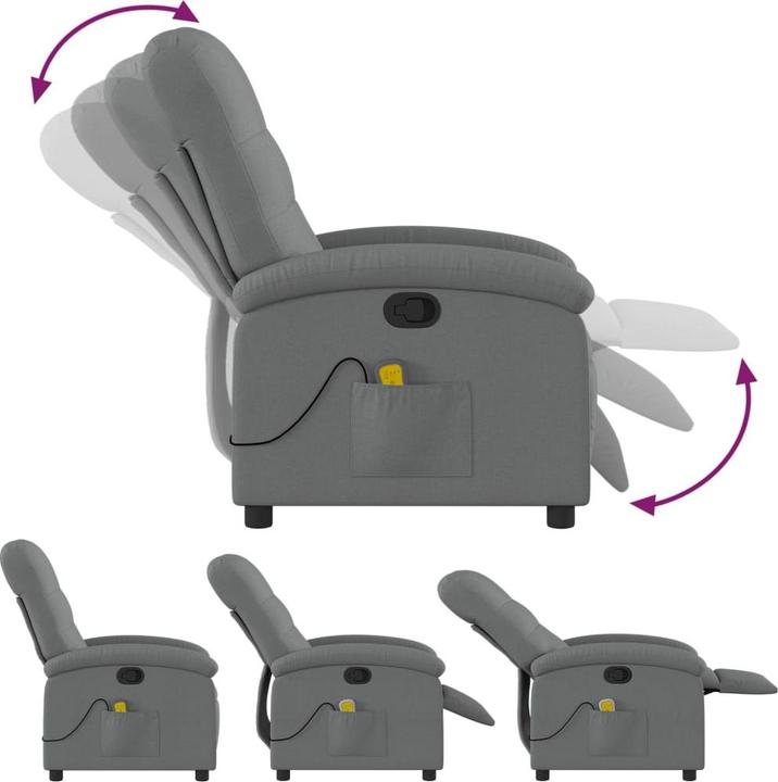 Actual product image VidaXL Massage-Relaxsessel