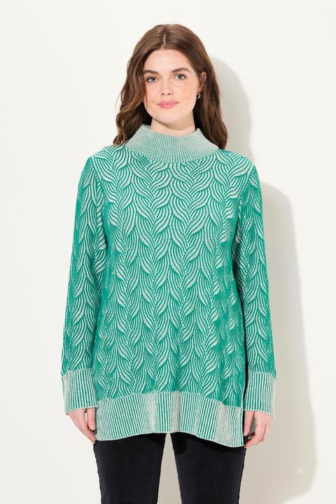 Produktbild Ulla Popken Pullover, Zopfmuster, Langarm (42, 44)