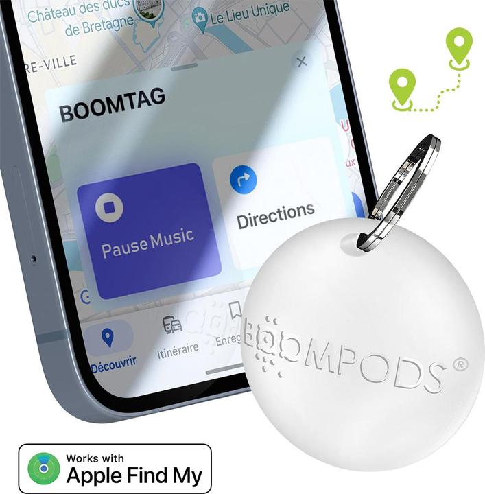 Immagine prodotto Boompods Boomtag bianco (iOS)