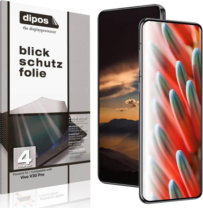 4 Pellicole Protettive Dipos Per LG G4 | Cristallo, Trasparenti, Made In Germany, Antigraffio E Anti-bolle