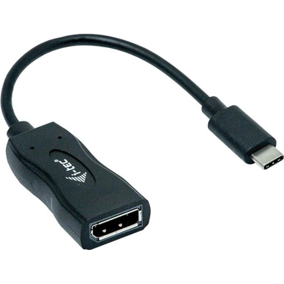 I-Tec Nero Usb Typ-C Zu (Dp, 15 Cm), Adattatore Dati + Video,