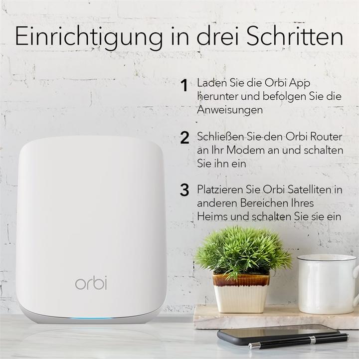 Actual product image Netgear RBK353 Orbi WiFi 6 Dual Band Set of 3