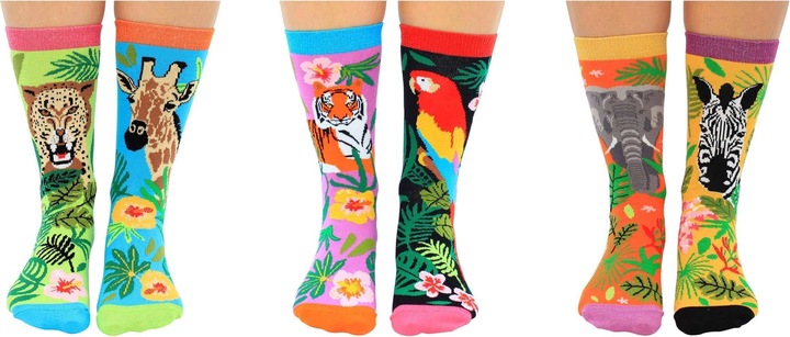 Produktbild United Oddsocks Jungle Fever (Einzelpack, 37 - 42)