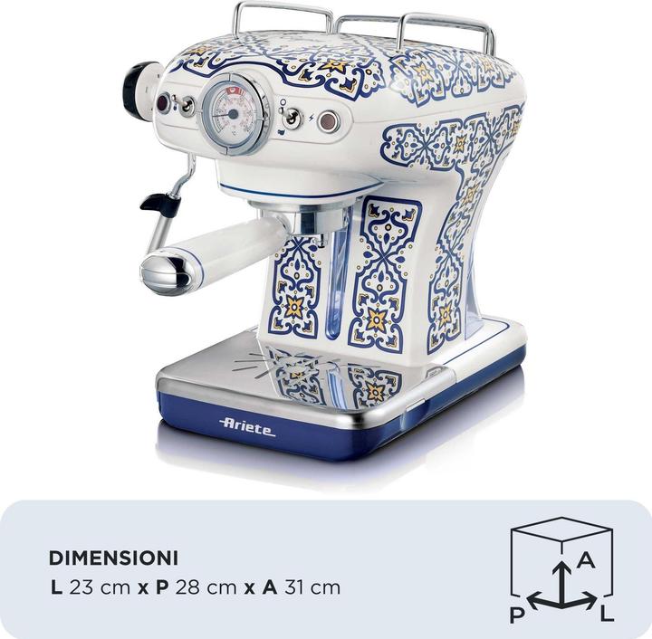 Actual product image Ariete 1389 Capri coffee machine