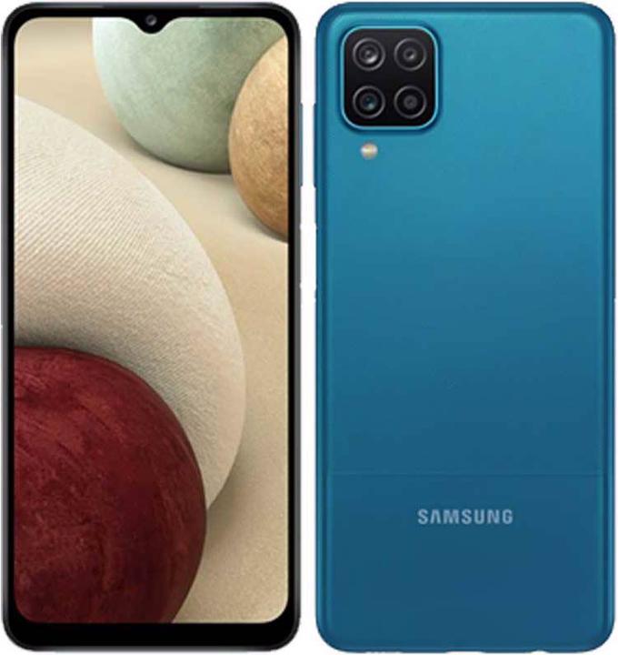 Produktbild Samsung Galaxy A12 EU (64 GB, Blue, 6.50", Dual SIM, 4G)