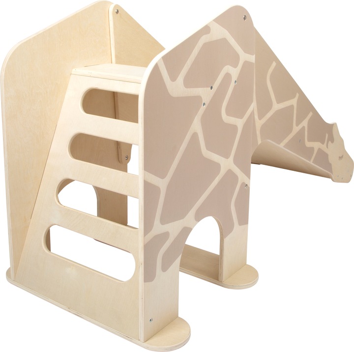 Actual product image small foot Indoor Slide Giraffe "Wildlife