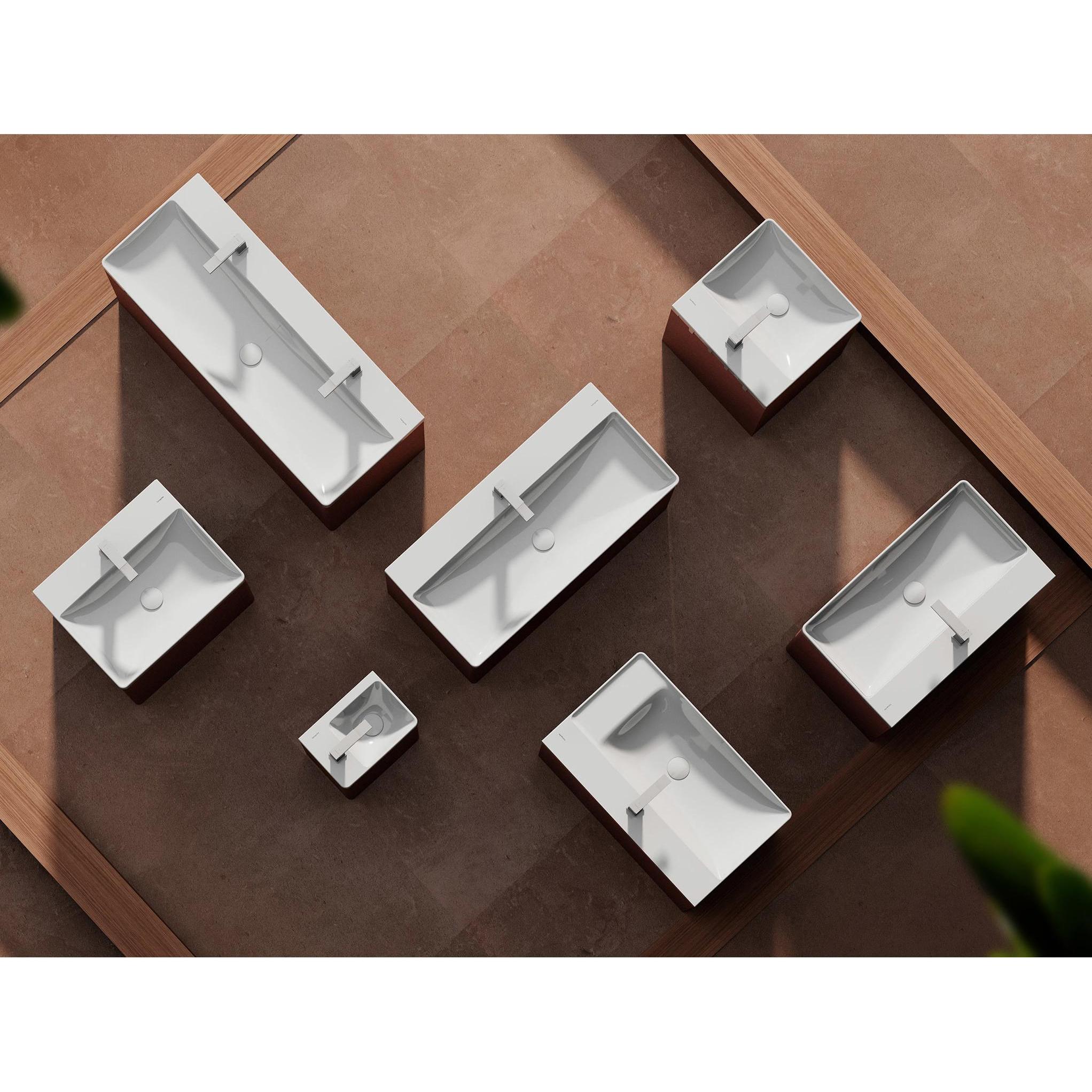 Thumbnail - hansgrohe, Waschbecken, Xelu Q Aufsatz-Handwaschbecken, 500x480, ohne Überlauf, geschliffen, Weiss, 6101 (541 mm, 516 mm...