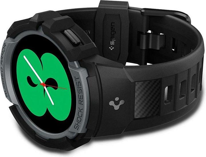 Produktbild Spigen Smartwatch Samsung Galaxy Watch 4/5 Sportarmband, Schwarz, 44 mm