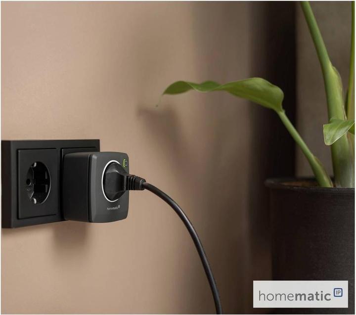 Actual product image Homematic IP HmIP Schaltsteckdose anthrazit HmIP-PS-2