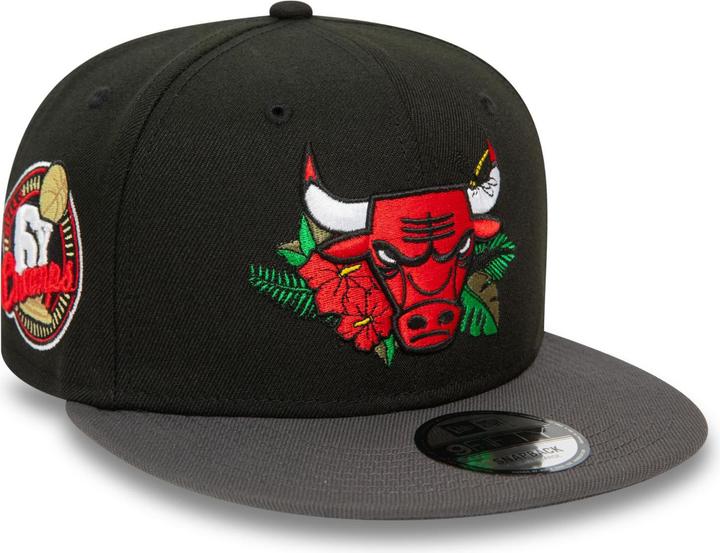 Produktbild New Era 9Fifty Snapback Cap - FLORAL Chicago Bulls - M/L (M, L)
