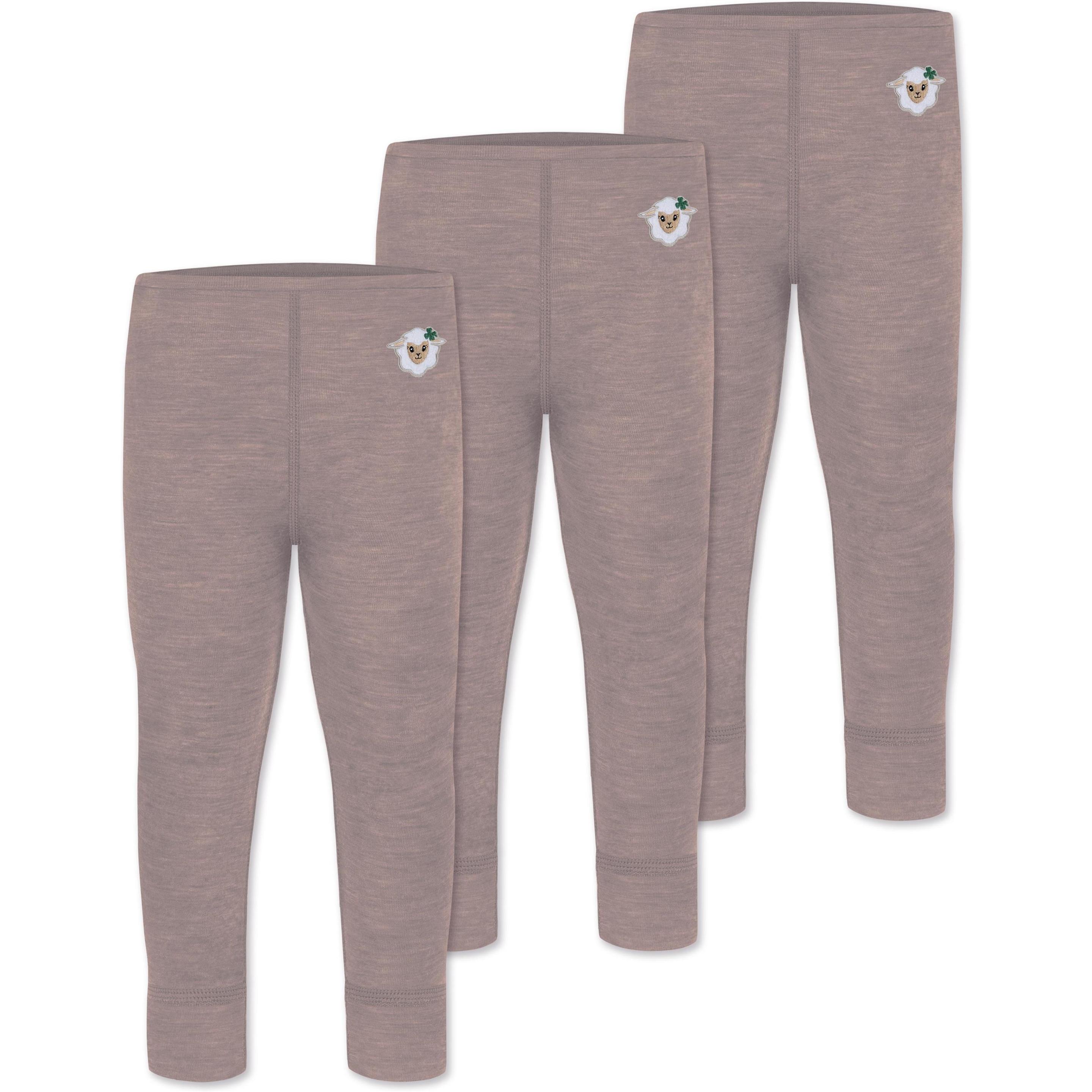 Thumbnail - Normani, Herren, Funktionsunterhose, 3er Pack Baby Merino Lange Unterhose „Tutira" - 9505 (62), Rosa, 62