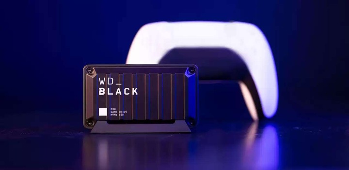 Actual product image WD Black D30 Game Drive SSD (500 GB)