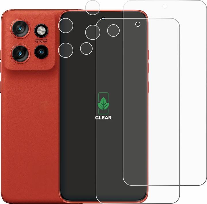 Immagine prodotto ScreenLeaf Pellicola protettiva, Proteggi Schermo Sostenibili, Clear, Antigraffio (2 pz., Motorola Edge 60 Neo)