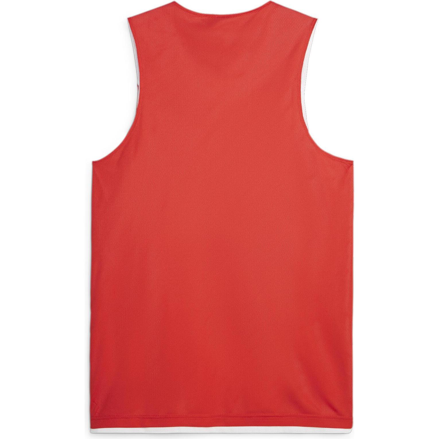 Thumbnail - Puma, Herren, Sportshirt, Hoops Team Reverse Practice Jersey (S), Rot, S