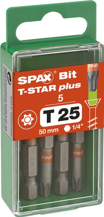 Produktbild Spax BIT T-STAR PLUS T25 50mm S (T/50)