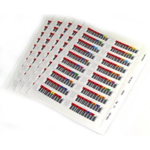 Quantum Data cartridge bar code labels LTO6 series 000601-000800 (LTO-6 Ultrium), Cartridge
