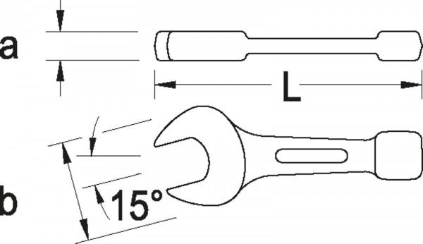 Actual product image Gedore Slogging open-end spanner (41 mm)