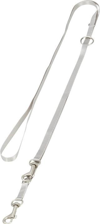 Trixie Junior Puppy Harness with Leash, M-L: 36-50cm/10mm, 2m, light grey (M, L, Dog)