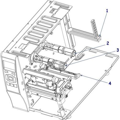 Zebra Kit gancio per supporti serie ZT200, Accessori per stampante