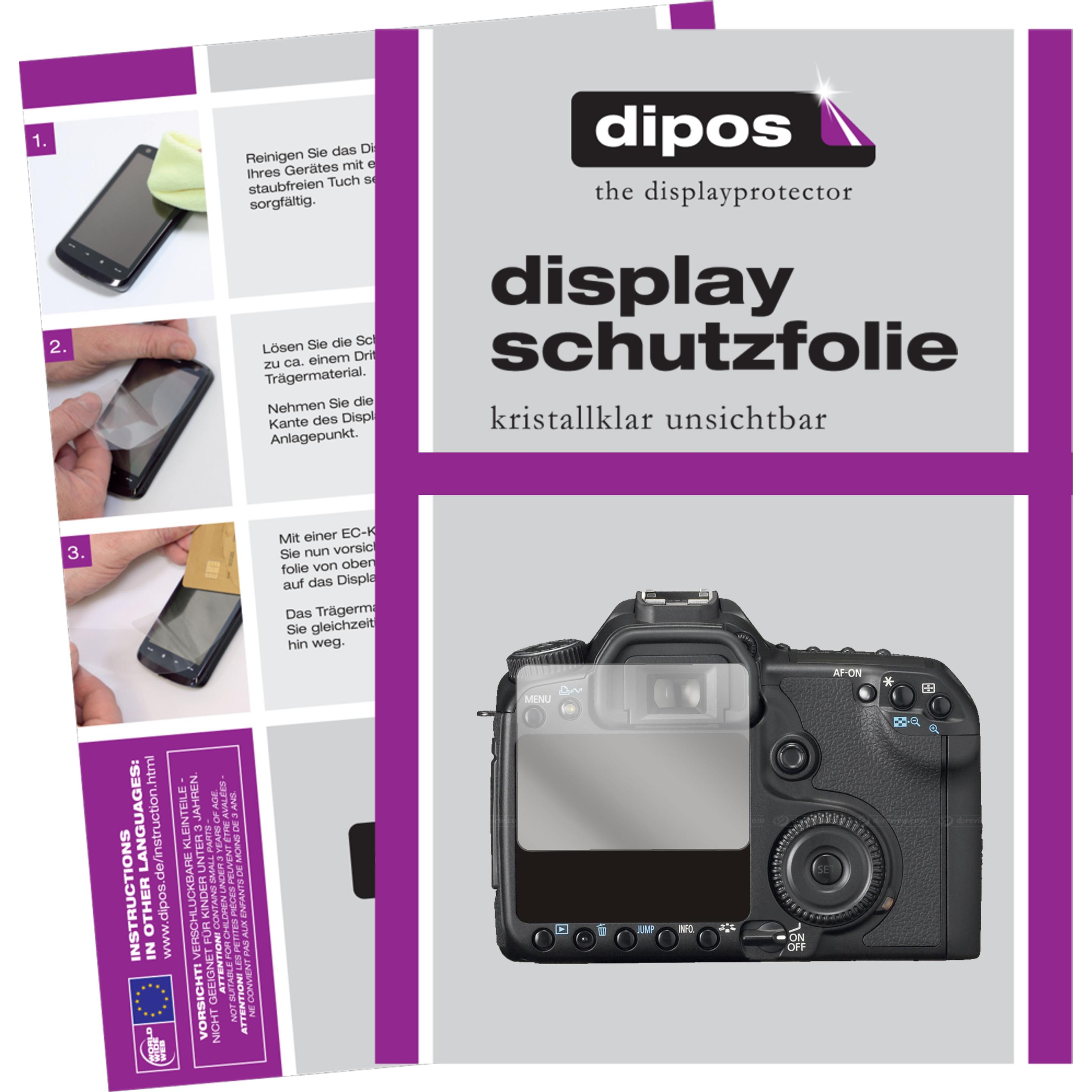 Thumbnail - Dipos Displayschutzfolie Crystalclear (Displayschutz, Canon EOS 50D), Kameraschutz, Transparent
