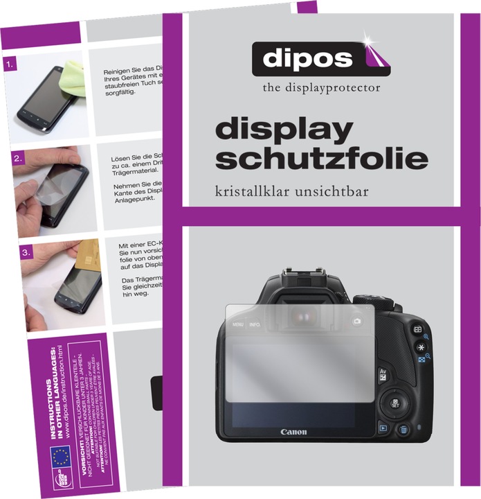 Dipos Screen Protector Crystalclear (Screen protector, EOS 250D)