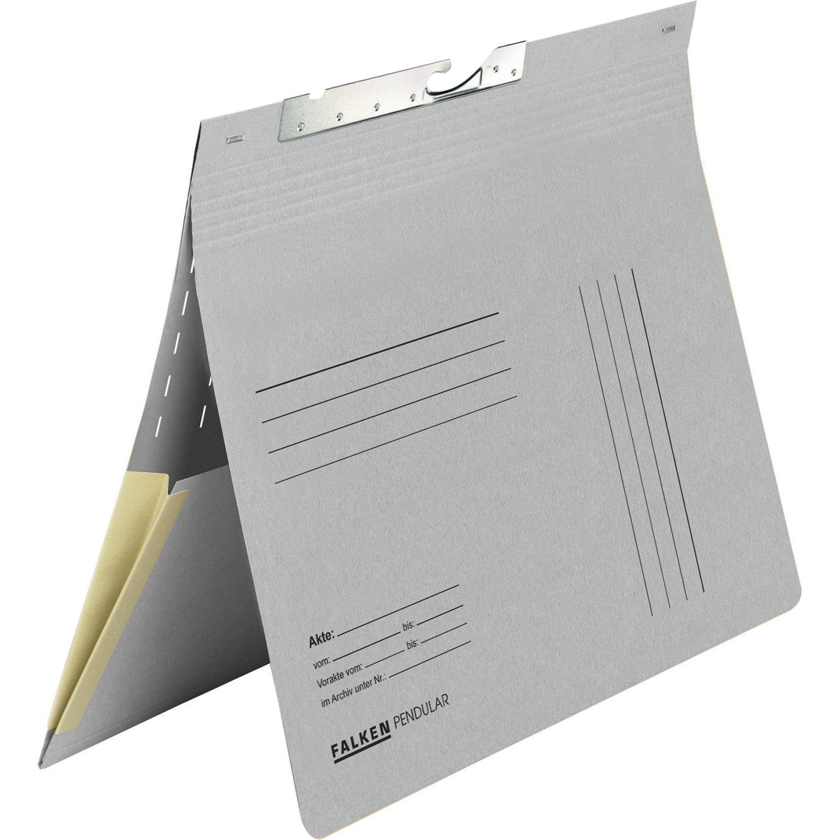 Falken, Mappe, Pendelhefter Verwendung für Papierformat: DIN A4 Grammatur: 320 g/m² (A4, 50 x)