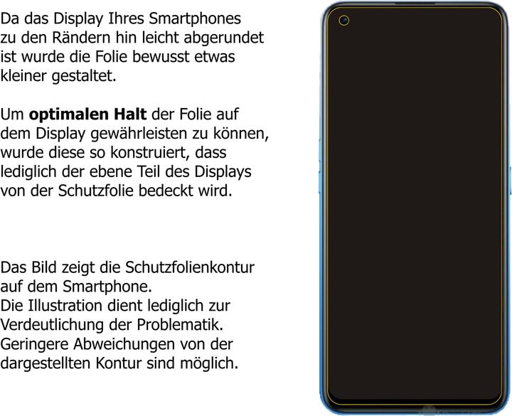 Actual product image Dipos Screen Protector Anti-Shock (2 Piece, Realme X7 Pro 5G)