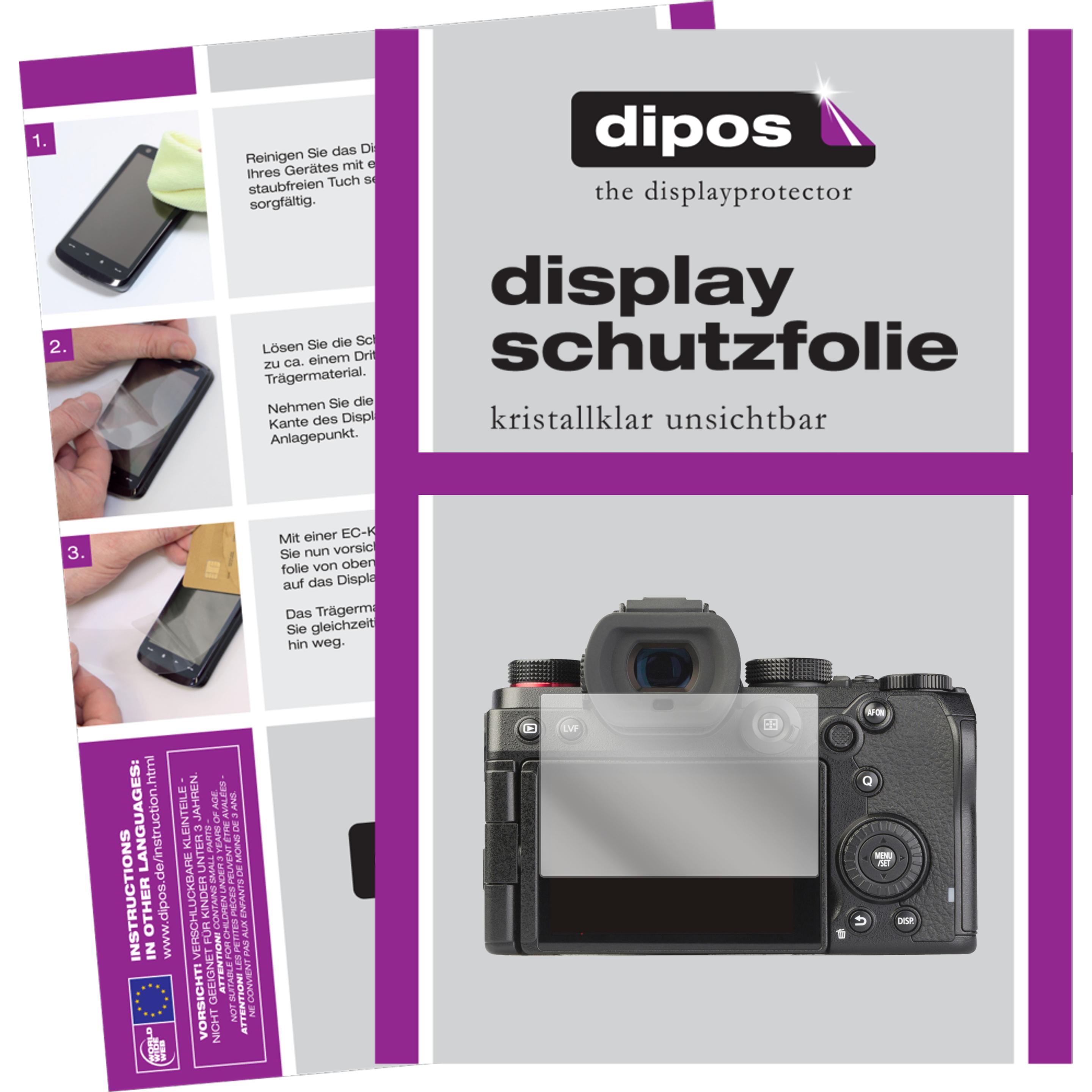 Dipos Displayschutzfolie Crystalclear (Displayschutz, Panasonic Lumix S5), Kameraschutz, Transparent