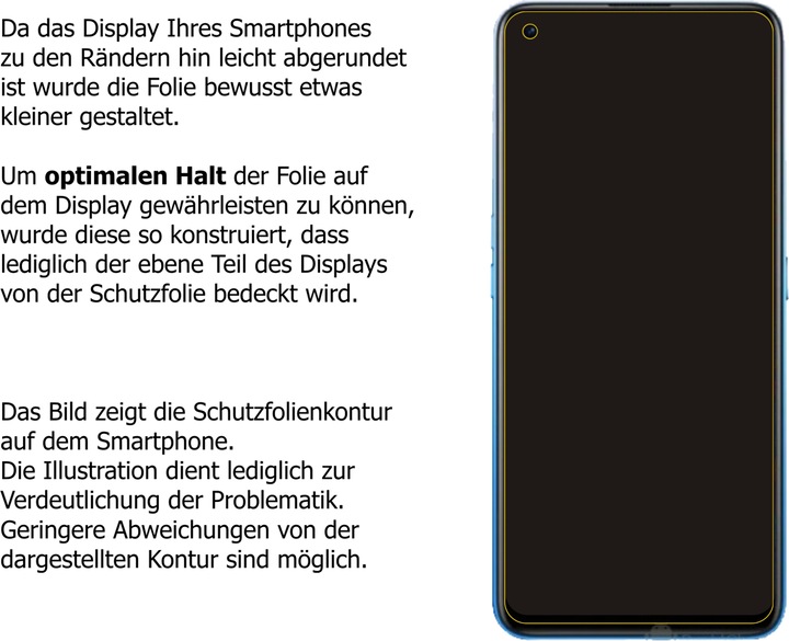 Produktbild Dipos Displayschutzfolie Crystalclear (1 Stück, Realme X7)