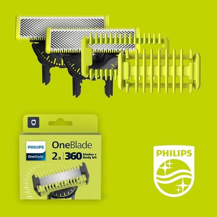 Productafbeelding Philips OneBlade Face + Body Kit (2 x)