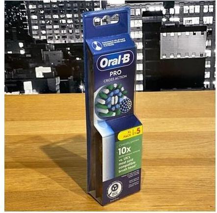 Image du produit Oral-B Têtes de rechange Pro Cross Action pour brosse à dents électrique (5 x)