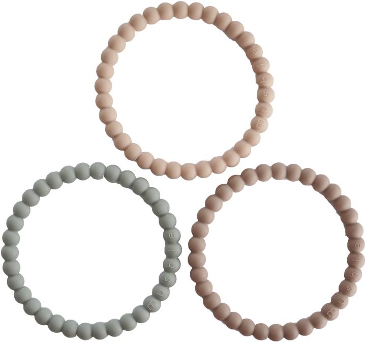Actual product image Mushie Silicone Bracelet Sage Tuscany Desert