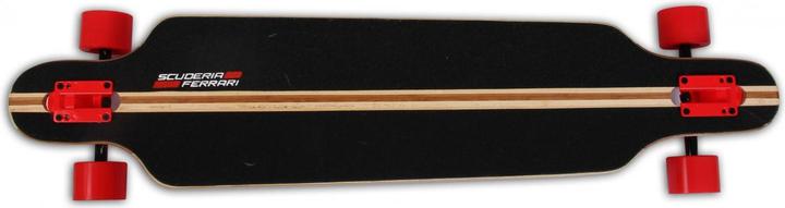 Produktbild Ferrari Bambus Skateboard Longboard, schwarz, FBW15