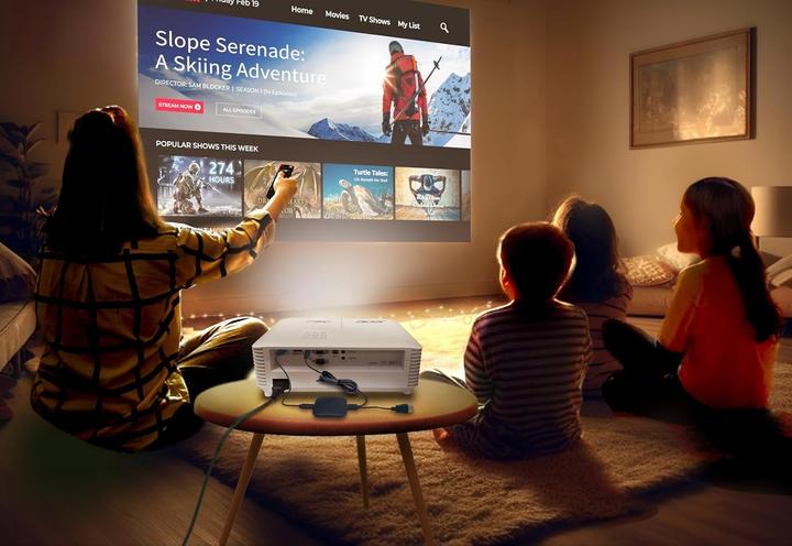 Image du produit Acer Projecteur Android TV 4K UHD 4000 lumens avec correction trapèze et 3D (4K, 4000 lm, 1.66:1)