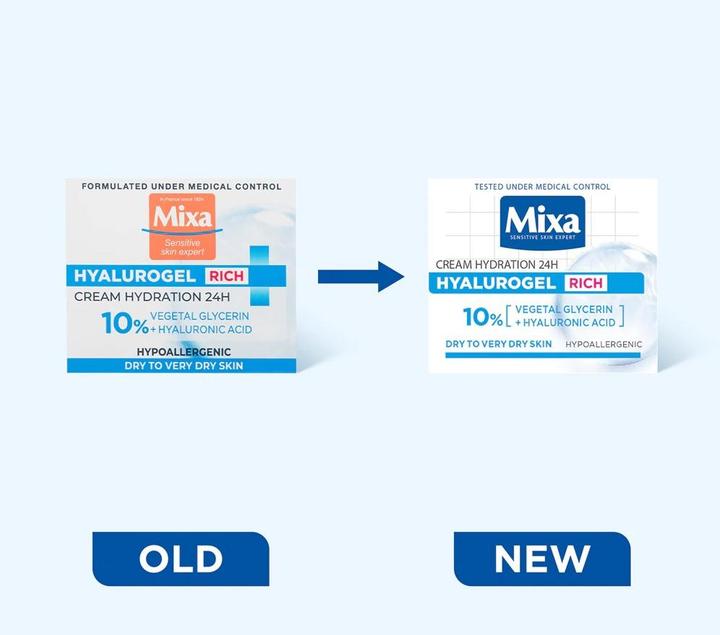 Actual product image Mixa Hyalurogel Rich (50 ml, Day cream)