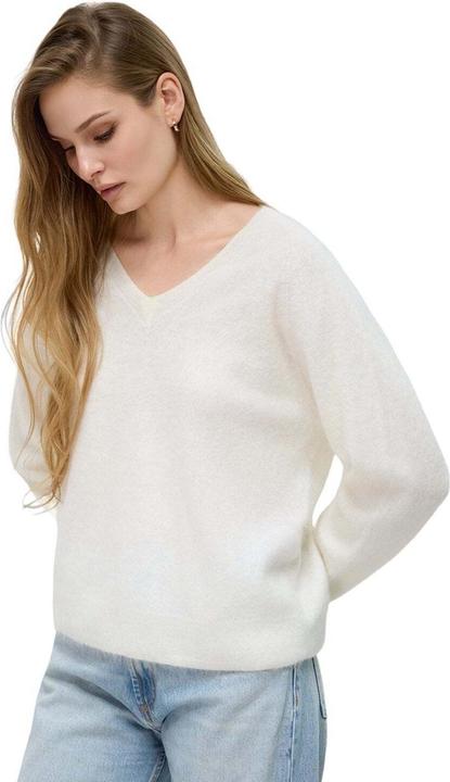 Produktbild Bellemere Pullover Brushed Silk Cashmere V-Neck Sweater (One Size)